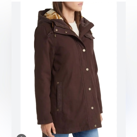 Women’s Pendleton Marias Canvas Cord Trim Parka - Picture 6 of 6